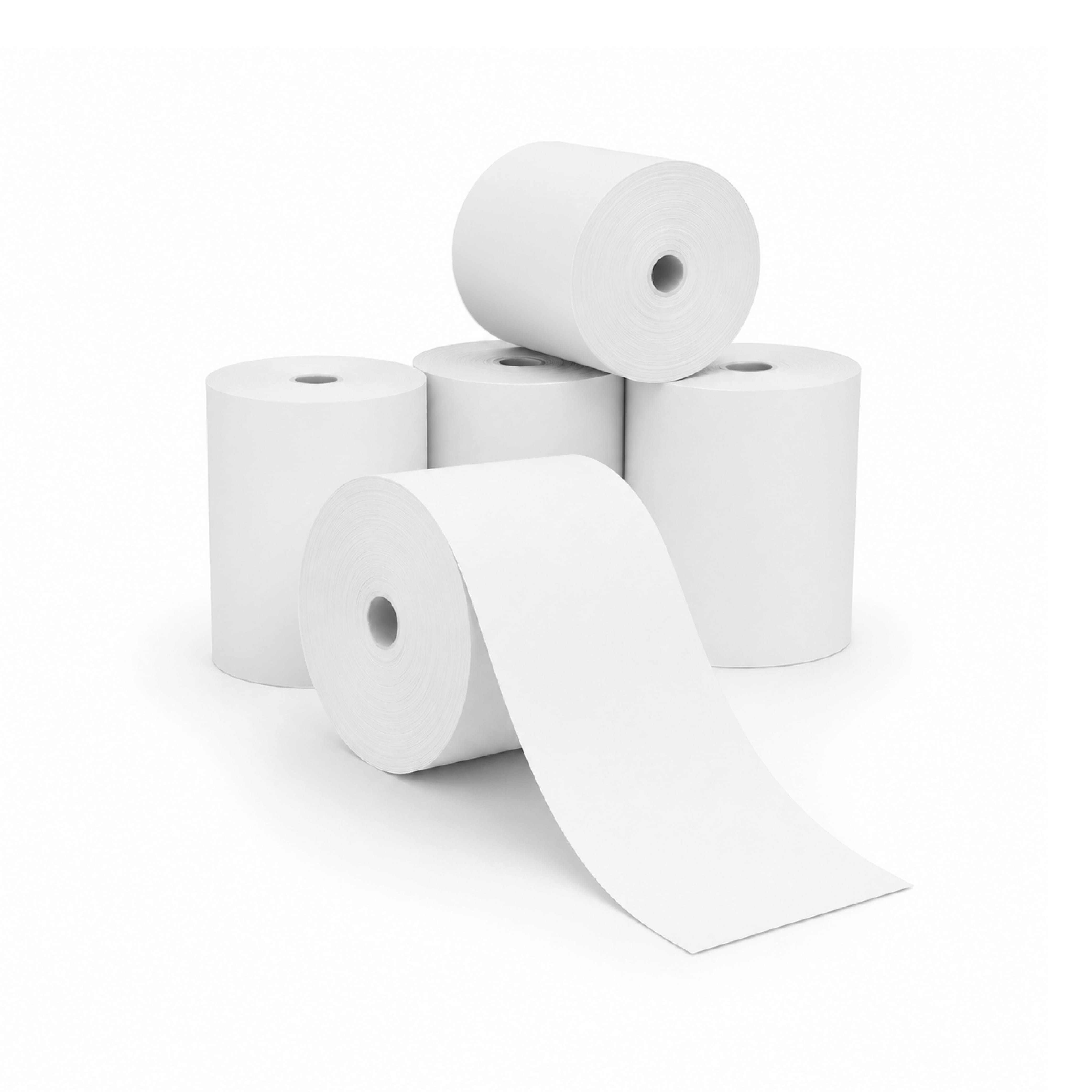 กระดาษความร้อน GPRINTER 80X80MM ไร้แกน หนา 65แกรม 5ม้วน_3